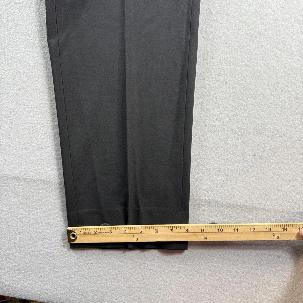 Nordstrom Pants Mens 40x32 Black Stretch Dress Slacks Flat Front Lined Office